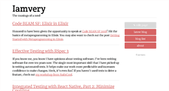 Desktop Screenshot of iamvery.com